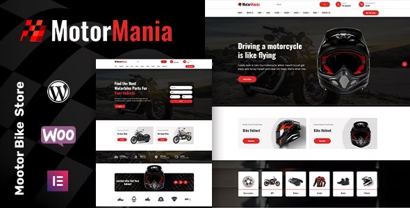 MotorMania - Motorcycle Accessories WooCommerce Theme