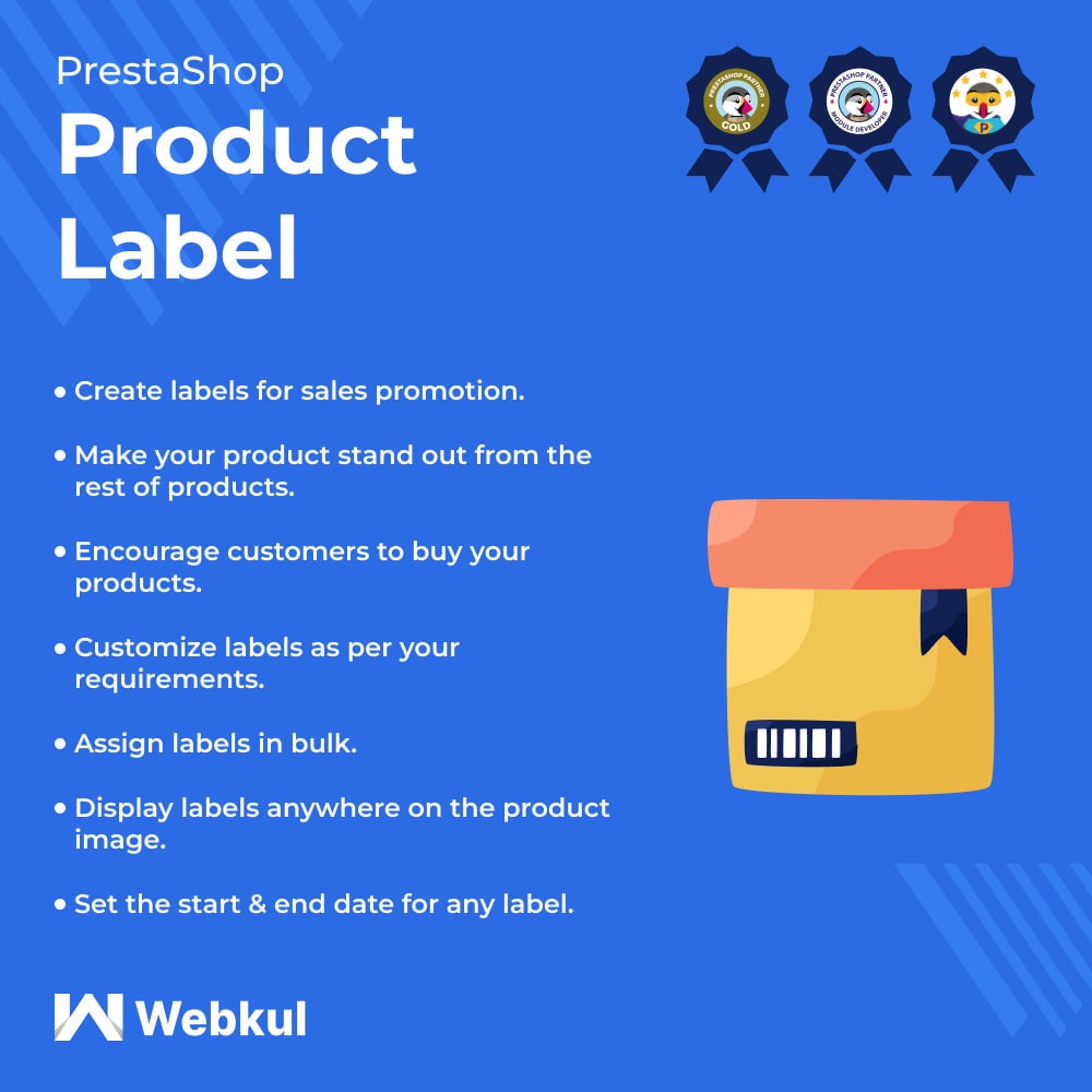 Product Label | Product Sticker Module for Prestashop