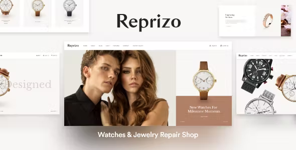 Reprizo - Jewelry - Watch Shop WordPress Theme