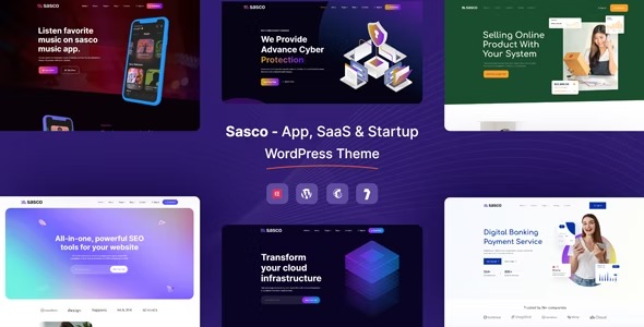 Sasco SaaS Startup Multipurpose WordPress Theme