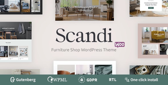 Scandi - Decor - Furniture Shop WooCommerce Theme