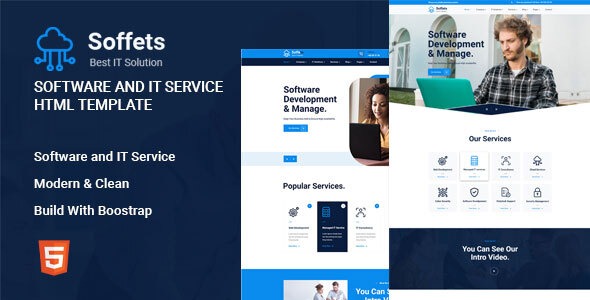 Soffets Software and IT Service HTML Template