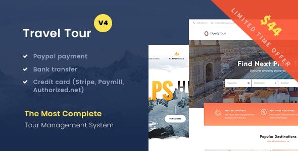 TravelTour - Travel - Tour Booking WordPress