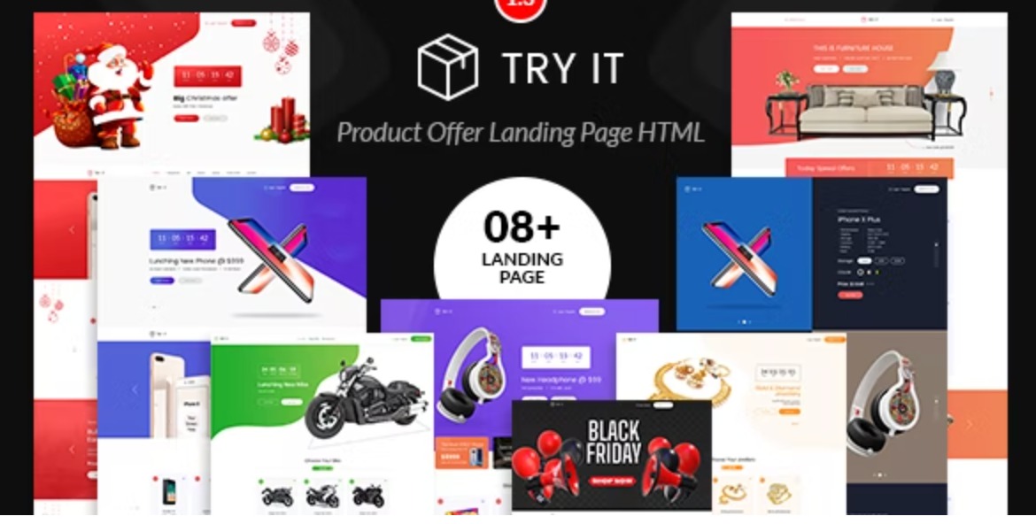 Tryit - Product Offer Landing Pages HTML Template