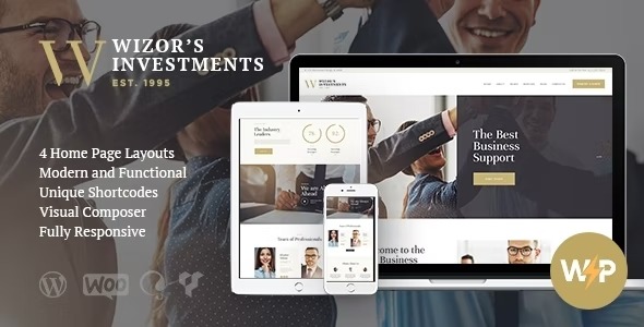 Wizor's Investments - Business Consulting Insurance WordPress Theme
