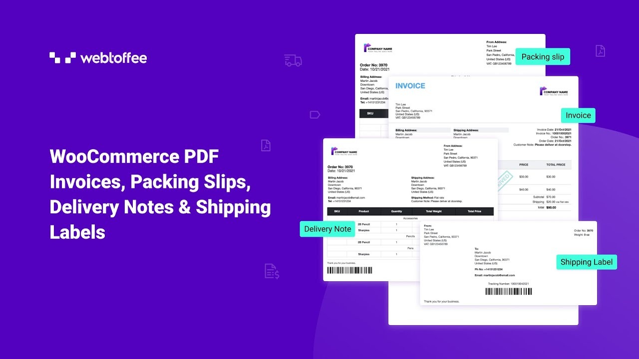 WooCommerce PDF Invoices