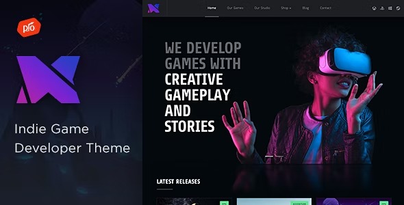Xion - Indie Game Developer Theme