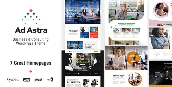 Ad Astra - Business - Consulting WordPress Theme