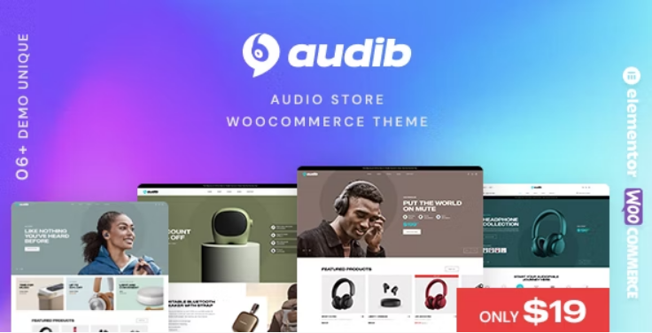 Audib Audio Store WooCommerce Theme