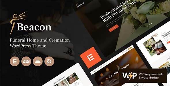 Beacon Funeral Home Services - Cremation Parlor WordPress Theme