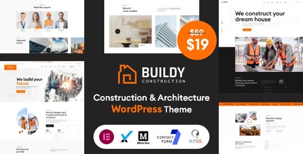 Buildy Construction - Architecture WordPress Theme