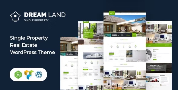 DREAM LAND Single Property Real Estate WordPress Theme