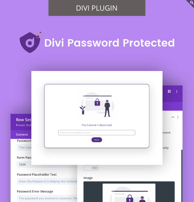 Divi Passwords Protected