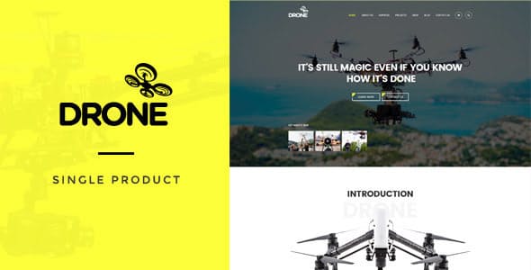 Drone - Single Product WordPress Theme