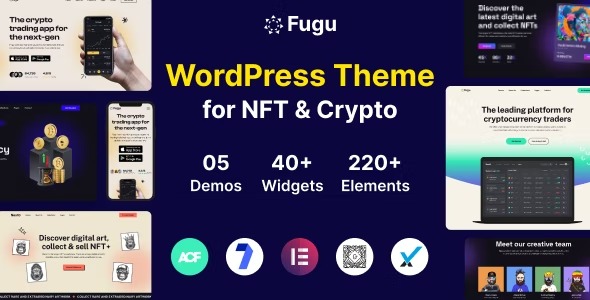 Fugu - NFT - Crypto WordPress Theme