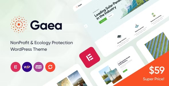 Geya Non Profit Ecology Protection WordPress Theme