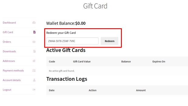 Gift Cards Pro for WooCommerce FantasticPlugins