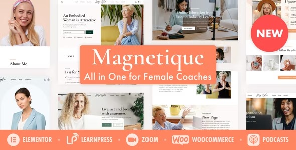 Magnetique - Coaching Online Courses WordPress