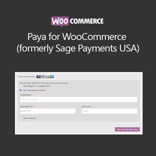 Paya for WooCommerce (formerly Sage Payments USA) [Andrew Benbow]