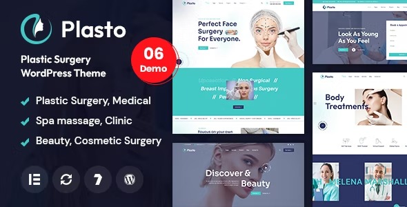 Plasto Plastic Surgery - Medical WordPress Theme