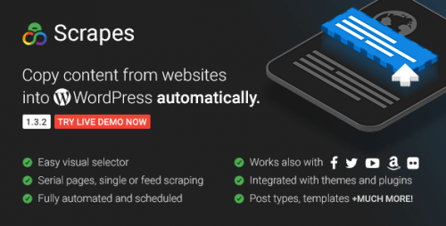 Scrapes - Automatic WordPress Scraper and Content Crawler Plugin FIX