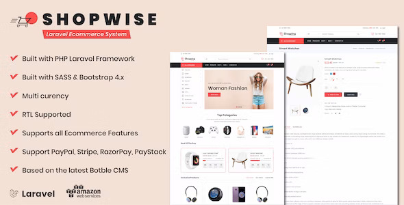 Shopwise - Laravel Ecommerce Multilingual System