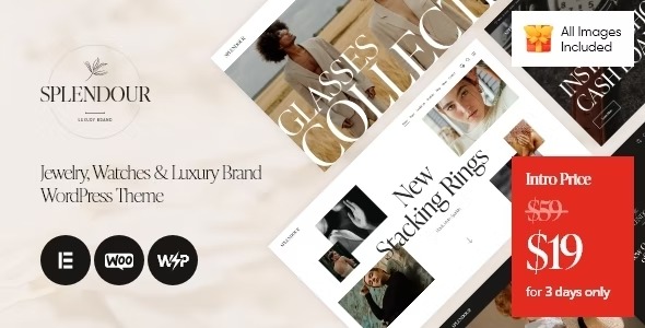 Splendour Jewelry - Watches WordPress Theme