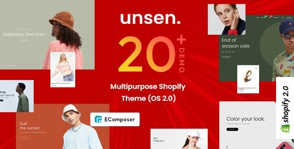 Unsen Multipurpose Shopify Theme OS