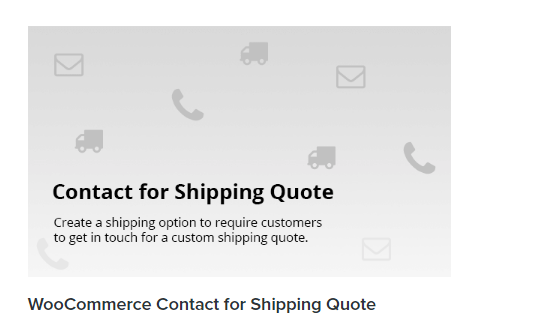 WooCommerce Contact for Shipping Quote Jeroen Sormani