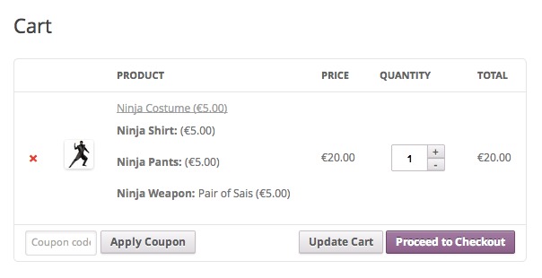 WooCommerce Ninja Forms Product Add-ons [OPMC]