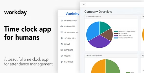 Workday A Time Clock Application For Employees