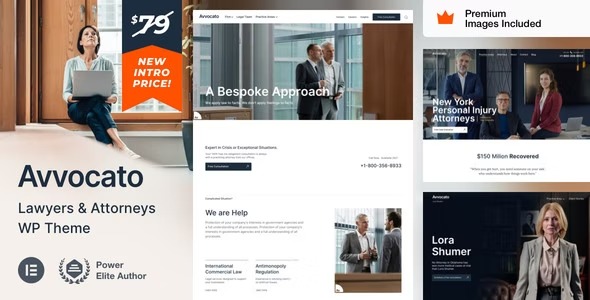 Avvocato- Lawyer - Attorney WordPress Theme