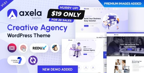 Axela - Creative Agency WordPress Theme