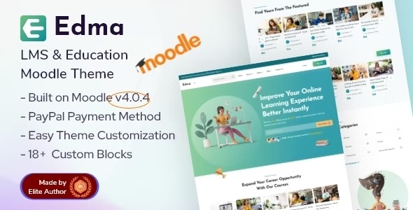 Edma - Moodle+ LMS Education Theme