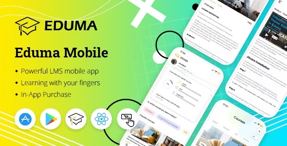 Eduma Mobile - React Native LMS Mobile App for iOS - Android