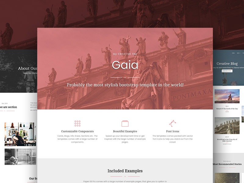 Gaia Bootstrap Template Pro