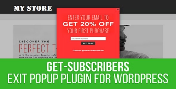 Get Subscribers- Exit Popup for WordPress
