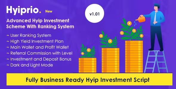 Hyip Rio - Advanced Hyip Investment Scheme With Ranking System