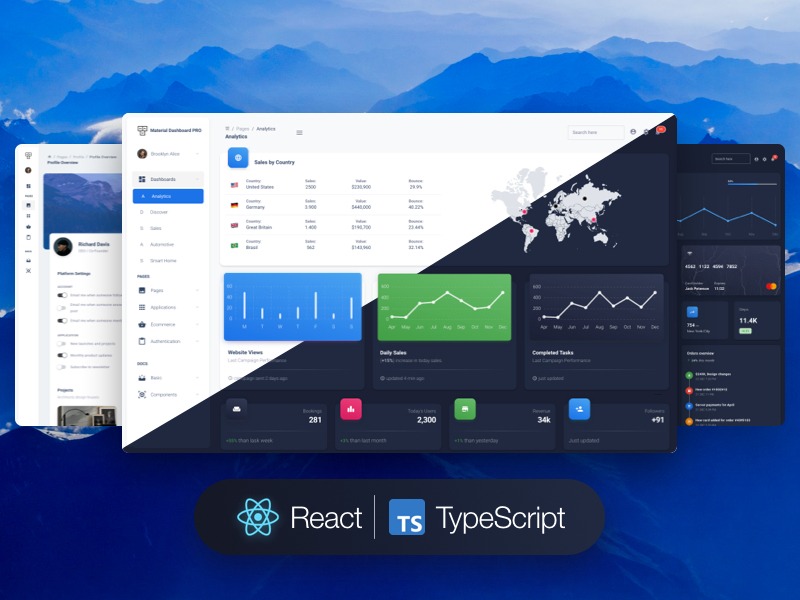 Material Dashboard PRO React TS