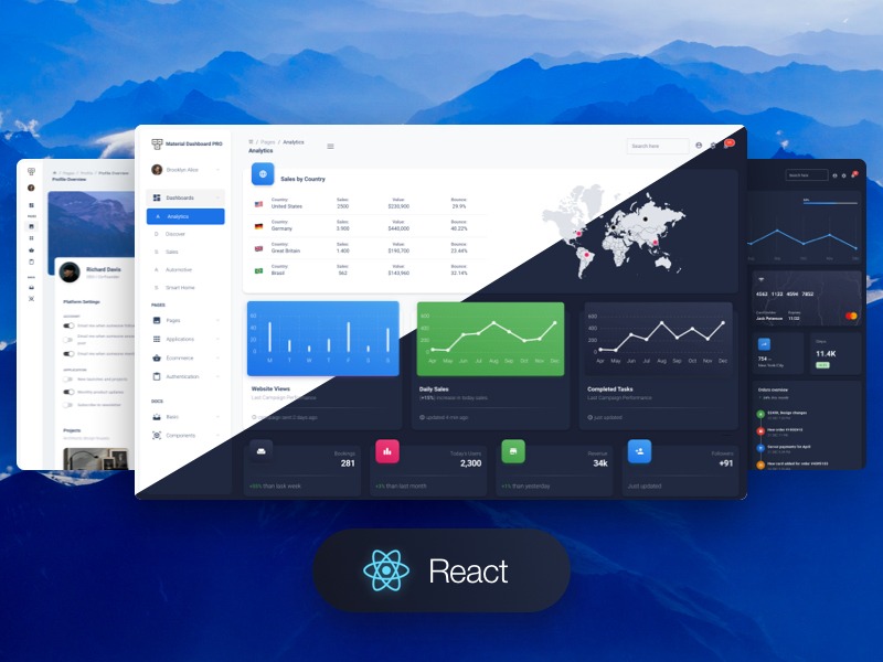 Material Dashboard PRO React