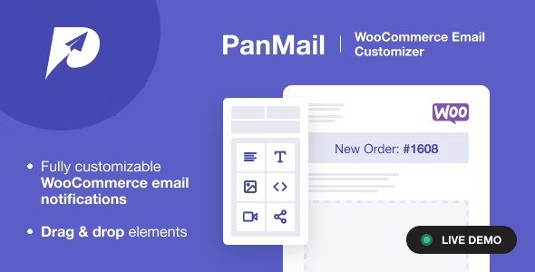 PanMail - WooCommerce Email Customizer