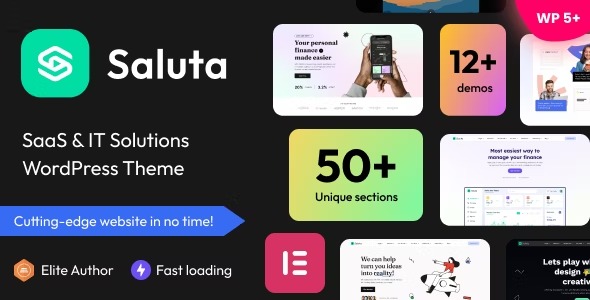 Saluta - SaaS - IT Solutions WordPress Theme