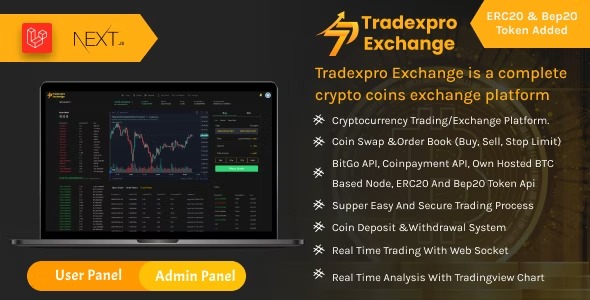 Tradexpro Exchange Crypto Buy Sell and Trading platform