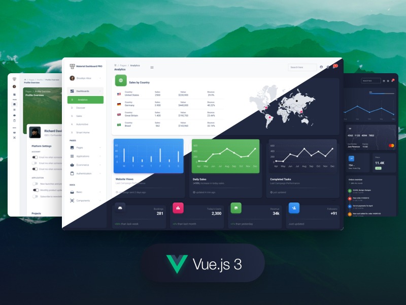 Vue Material Dashboard PRO