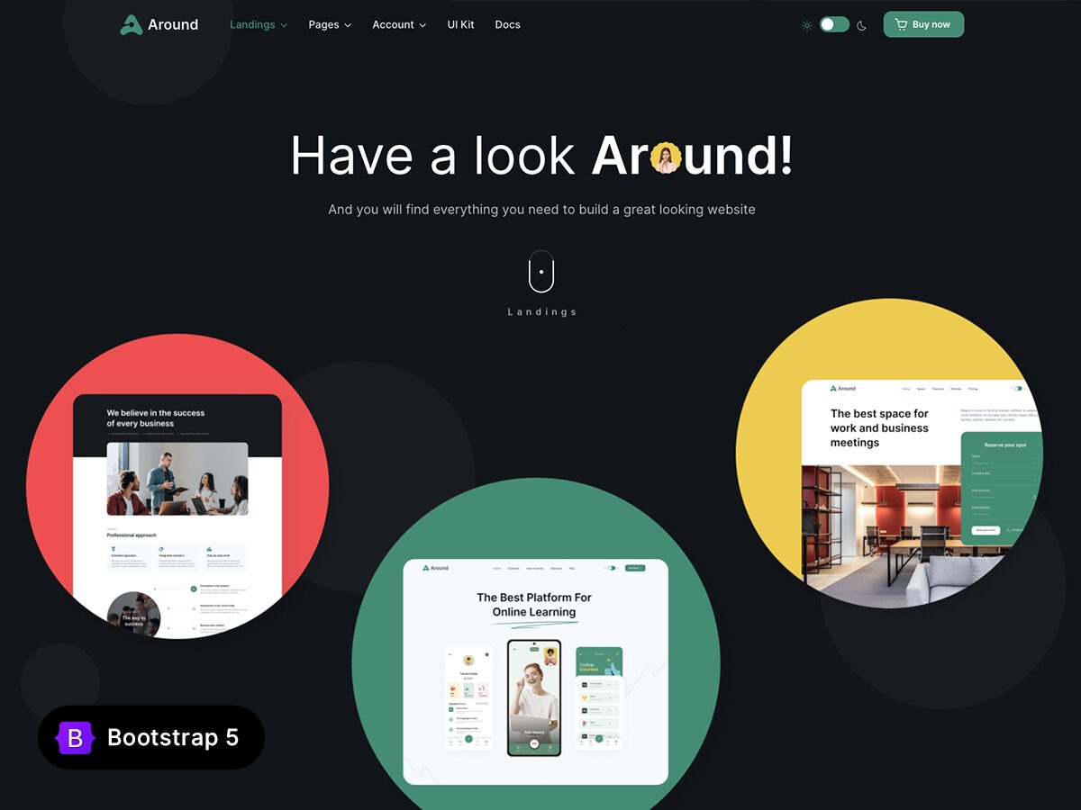 Around - Multipurpose Template + UI Kit