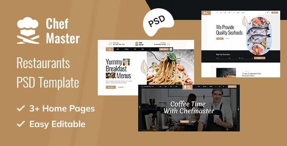 Chefmaster Restaurant WordPress Theme