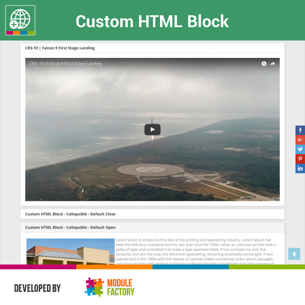 Custom HTML Block PrestaShop