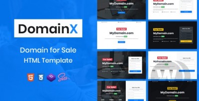 DomainX - HTML Template for Domain Selling