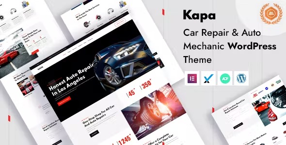 Kapa - Car Repair - Auto Services WordPress Theme