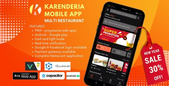 Karenderia - Mobile App Multi Restaurant